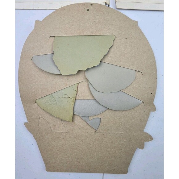 Drink Coaster Set Fruit Design Stotter Basket Storage & Box MCM VTG - Picture 6 of 11